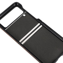 Load image into Gallery viewer, Samsung Galaxy Z Flip Fold Leather Case Cover