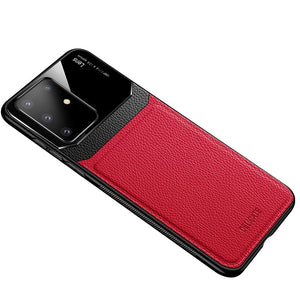 Samsung Case Delicate Leather Glass Protective Cover