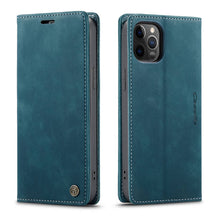 Load image into Gallery viewer, 013 Caseme iPhone Leather Case, Blue
