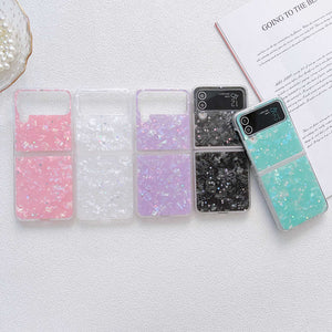 Samsung Case Shell Pattern Flip 3 4 Cover