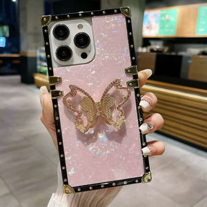 iPhone Case Straight Edge Butterfly Holder Cover