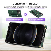 Load image into Gallery viewer, Apple iPhone Waistband With Lanyard Leather Protective Cover