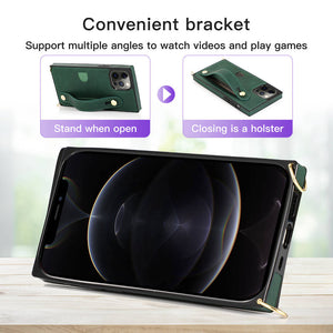 Apple iPhone Waistband With Lanyard Leather Protective Cover