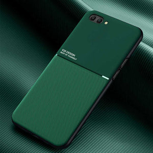 Oppo Case Matte Texture Built-In Magnetic Car Holder Protective Cover