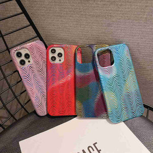 Apple iPhone Case Laser Gradient Water Ripples Cover