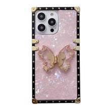Load image into Gallery viewer, iPhone Case Straight Edge Butterfly Holder Cover