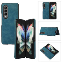 Load image into Gallery viewer, Samsung Galaxy Z Flip Fold Leather Case Cover