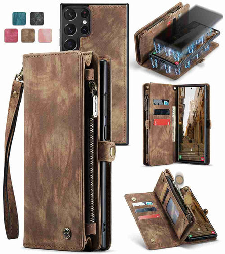Samsung A Series Wallet  Cases Multi-function Cover