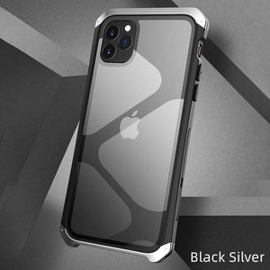 Apple iPhone Metal Glass Case Cover - yhsmall