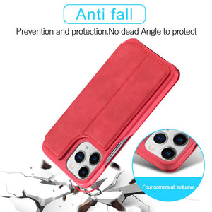 Apple iPhone Case Magnetic Flip Window With Bracket Function Leather Cover