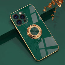 Load image into Gallery viewer, Magnetic Car Ring iPhone Case, Green