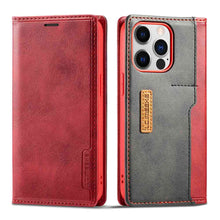 Load image into Gallery viewer, Business Leather Apple iPhone Case Flip Window Cover