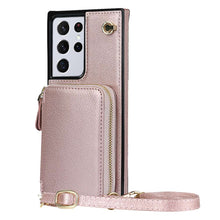 Load image into Gallery viewer, Samsung Galaxy Mobile Phone Storage Leather Wallet Card Slot Case Cover