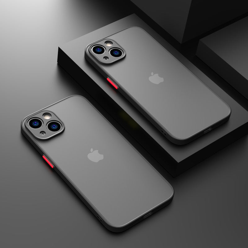 Frosted Skin Feeling iPhone Case, Black
