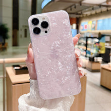 Load image into Gallery viewer, Glitter Shell iPhone Case, Pink