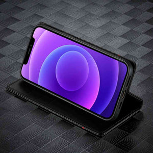 Apple iPhone Carbon Fiber Flip Window Case Cover, Install iPhone Display