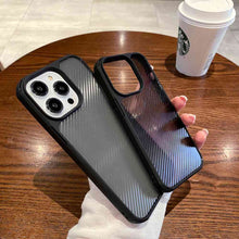 Load image into Gallery viewer, Apple iPhone Case Carbon Fiber Pattern Cover