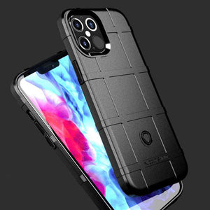 Rugged Shield iPhone Case, Black Display