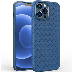 iPhone Case Woven Pattern Cooling Soft TPU Case Cover