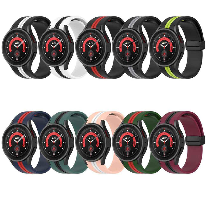 Samsung Galaxy Watch Silicone Magnetic Band Strap - yhsmall