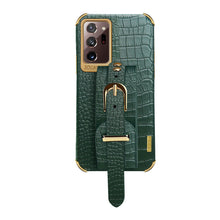 Load image into Gallery viewer, Samsung Cases Wristband Crocodile Pattern Protective Cover