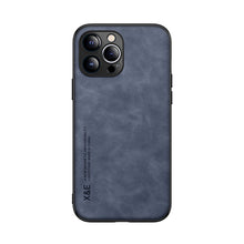 Load image into Gallery viewer, Built-In Magnetic Leather Protective Cover, Blue