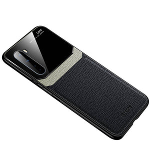 OnePlus Case Delicate Leather Glass Protective Cover - yhsmall