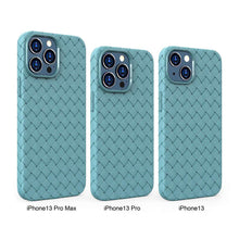 Load image into Gallery viewer, iPhone Case Woven Pattern Cooling Soft TPU Case Cover