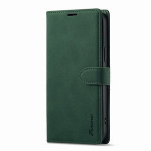 Magnetic Buckle Flip iPhone Case, Green