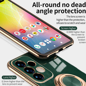 Samsung Galaxy A Series Case Magnetic Car Ring Anti-fall Protective Cover