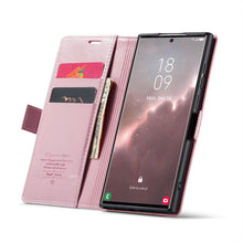 Load image into Gallery viewer, Samsung Case Flip Fold Card Slot Leather Protective Cover