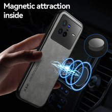 Load image into Gallery viewer, Vivo Case Built-In Magnetic Leather Protective Cover