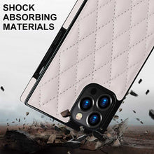 Load image into Gallery viewer, Metal Chain Leather iPhone Case, Shockproof