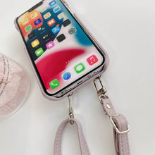 Load image into Gallery viewer, Handmade Wallet Bag With Lanyard iPhone Case, Bottom View