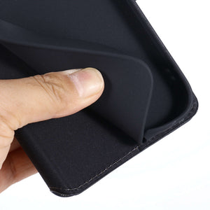 Cross Stripes Apple iPhone Case Flip Window Fold Cover