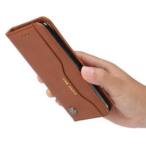 Apple iPhone Leather Case Cover, In hand show