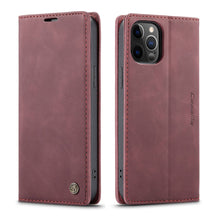 Load image into Gallery viewer, 013 Caseme iPhone Leather Case, Red