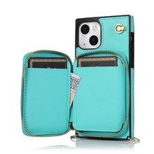 Load image into Gallery viewer, Apple iPhone Storage Leather Wallet Card Slot Case Cover