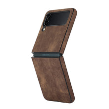 Load image into Gallery viewer, Samsung Galaxy Z Flip Fold Leather Case Cover