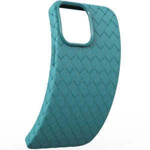 iPhone Case Woven Pattern Cooling Soft TPU Case Cover