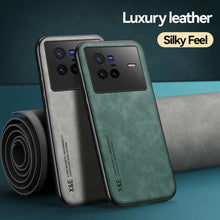 Load image into Gallery viewer, Vivo Case Built-In Magnetic Leather Protective Cover