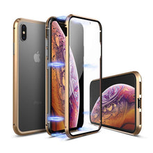 Load image into Gallery viewer, Magnetic Tempered Glass iPhone Case, iPhone XS Case Display