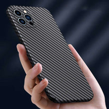 Load image into Gallery viewer, Apple iPhone Case Carbon Fiber Full Protection Hard Cover