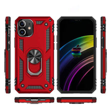 Load image into Gallery viewer, Military Grade With Magnetic Finger Holder Case for Apple iPhone