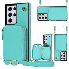 Load image into Gallery viewer, Samsung Galaxy Mobile Phone Storage Leather Wallet Card Slot Case Cover