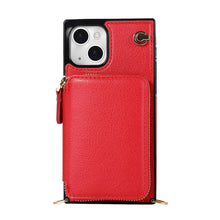 Load image into Gallery viewer, Apple iPhone Storage Leather Wallet Card Slot Case Cover