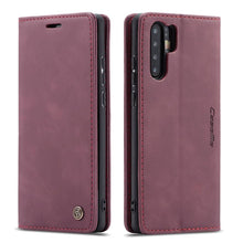 Load image into Gallery viewer, Huawei Case Flip Window Leather Card Slot Protective Cover