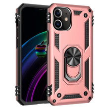 Load image into Gallery viewer, Military Grade With Magnetic Finger Holder Case for Apple iPhone