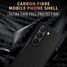 Load image into Gallery viewer, Samsung Galaxy Z Flip Fold Carbon Fiber Case Cover