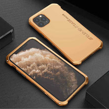 Load image into Gallery viewer, Promotion Gold Apple iPhone 11 Frosted Metal Case Cover - yhsmall